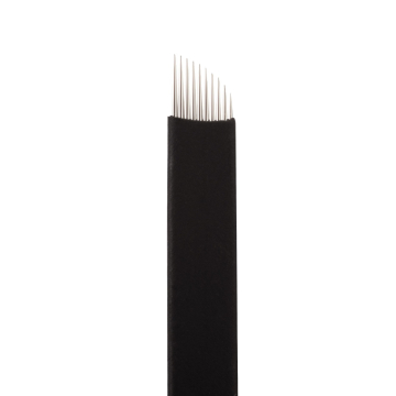 Eske med 25 Jenn Boyd Ink - Brow Slayer microblades/microblading nåle - 10.25 Curved Slant