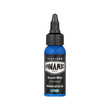 Platinum by Dynamic Tatoveringsblekk - Azure Blue 30 ml