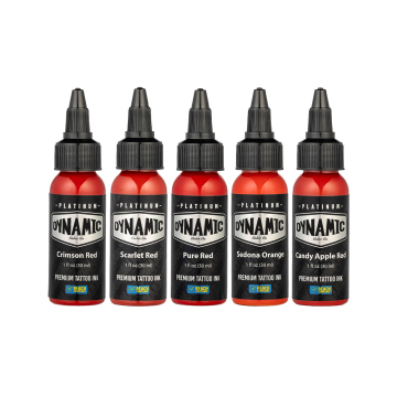 Platinum by Dynamic Tatoveringsblekk - Envy sett 5x 30 ml