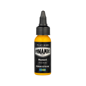 Platinum by Dynamic Tatoveringsblekk - Mustard 30 ml
