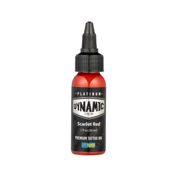 Platinum by Dynamic Tatoveringsblekk - Scarlet Red 30 ml