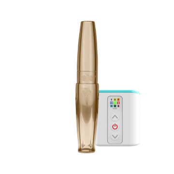 Microbeau Bellar - Permanent Makeup Machine V2 - Rose gull med Airbolt Mini