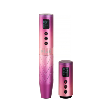 Peak Astra - Trådløs PMU-maskin i pennestil med 2 batterier - Rose Quartz