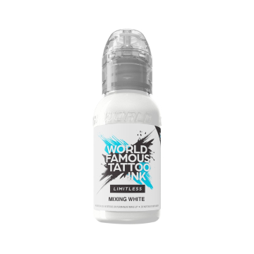 World Famous Limitless Tatoveringsblekk - Mixing White 30 ml