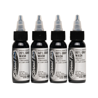 Eternal Ink Marshall Bennett Gray Wash Sett - 4x 30 ml