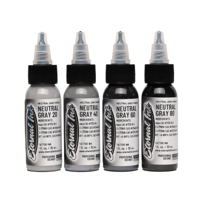 Eternal Ink Neutral Gray Sett - 4x 30 ml