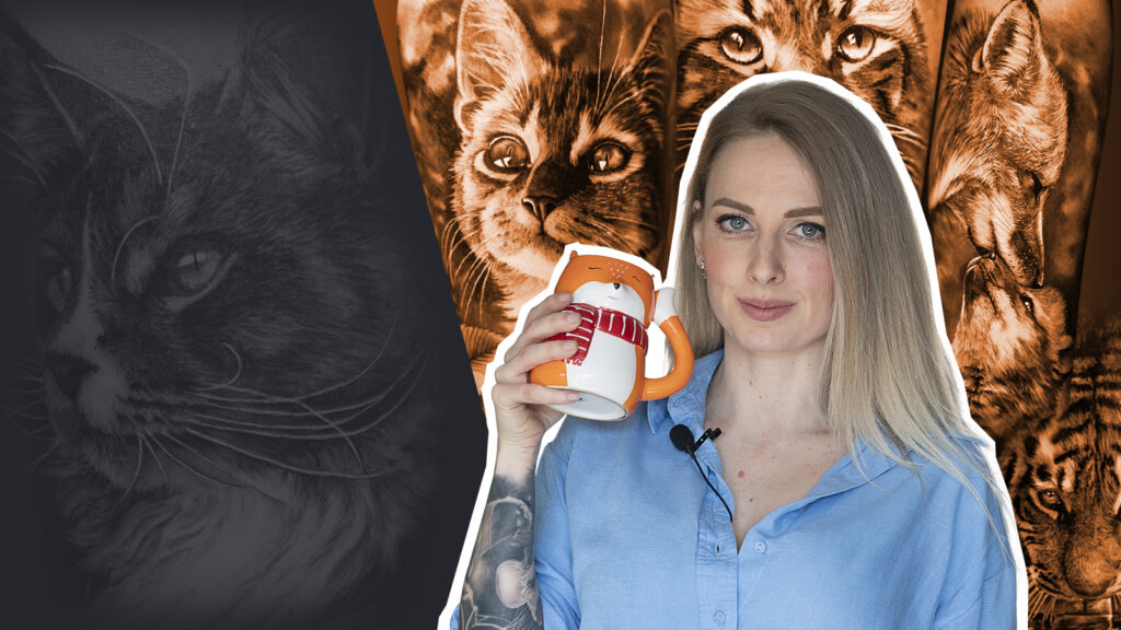 Hvordan tatovere realistiske dyreportretter - med Angelique Grimm